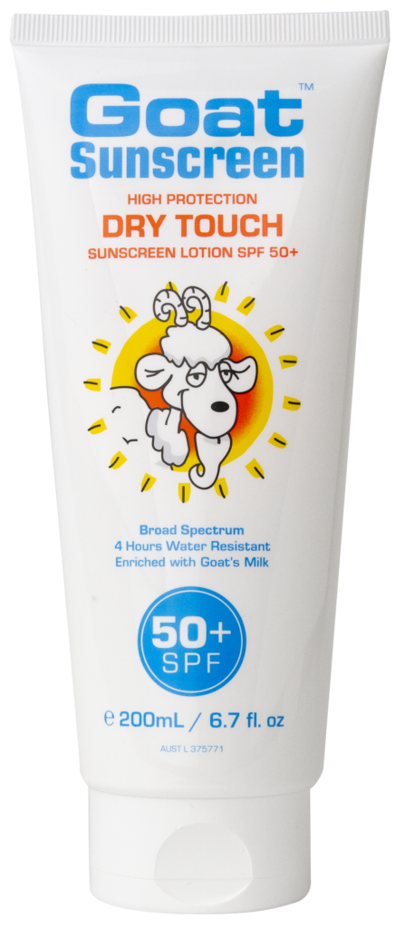 goat sunscreen dry touch