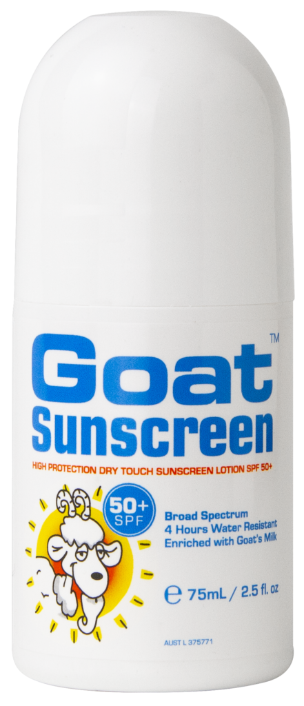 goat sunscreen dry touch